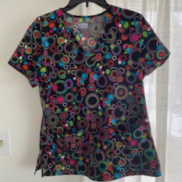 Colorful Scrub top - Picture 1 of 3